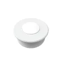 Adhesive or millable push button Ø40mm (white)