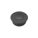 Adhesive or millable push button Ø40mm (black)