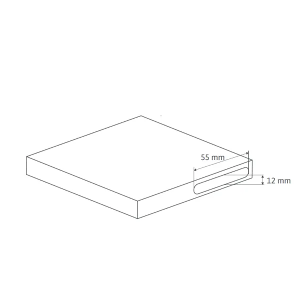 Sensor for hinged doors and drawers (white)