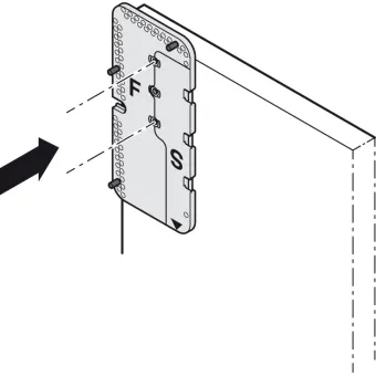 Drilling jig, Häfele, Free space