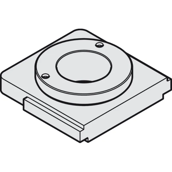 Replaceable drill guide, Minifix 15, tightening distance 24mm