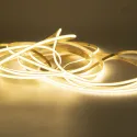 Juosta COB LED 2M5C, 24V, 5mm, monochromatinė, 6W/m, šilta balta šviesa 3000K, 20m