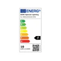 Juosta COB LED 2M8C, 24V, 8mm, monochromatinė, 10W/m, šilta balta šviesa 3000K, 20m