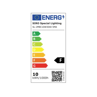 COB LED strip light 2M8C, 24V, 8mm, monochrome, 10W/m, Mono warm white 3000K, 20m
