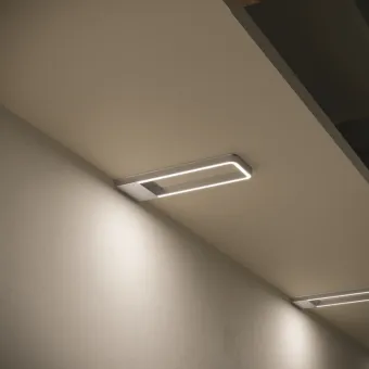 LED luminaire LINEO for under cabinet 24V/5W black warm white 3000K