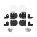 Hinge, horizontal, with soft close white