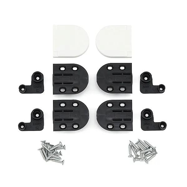 Hinge, horizontal, with soft close black