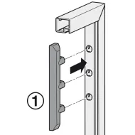 Adapteris profiliui FREE mechanizmo HAFELE