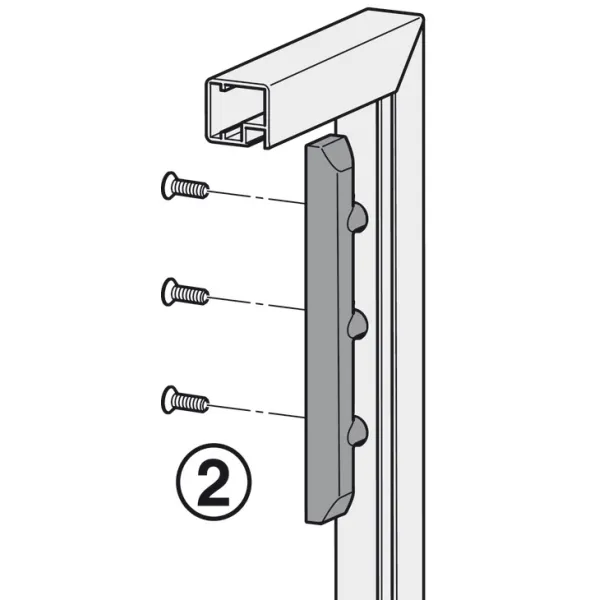 Adapteris profiliui FREE mechanizmo HAFELE