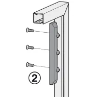 Adapteris profiliui FREE mechanizmo HAFELE