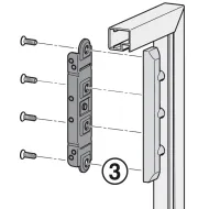 Adapteris profiliui FREE mechanizmo HAFELE