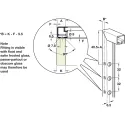 Adapteris profiliui FREE mechanizmo HAFELE