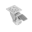 Furniture Castor with brake FI-50, transparent