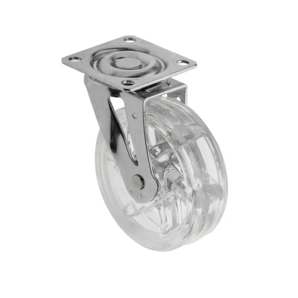 Furniture Castor B75mm, FI-75, transparent