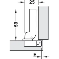 Lankstas METALLA 100 Combi Clip pusinis 95'