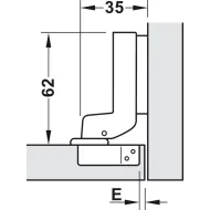 Lankstas METALLA 100 Combi Clip vidinis 95'