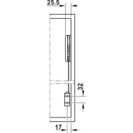Mechanizmas FREE FOLD H5 770-840 8-15,5 kg HAFEL