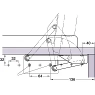Lankstas suolui 12 kg HAFELE