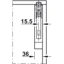 Mechanizmas FREE tipas D 2,6-11 kg HAFELE