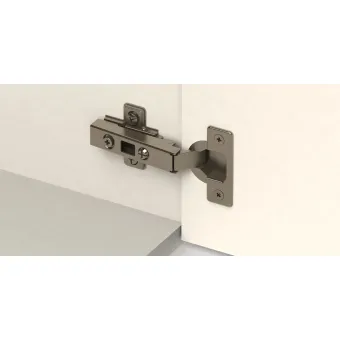 Concealed hinge, Häfele Metalla SM, 110°, half overlay mounting/twin mounting