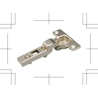 Concealed hinge, Häfele Metalla SM, 110°, half overlay mounting/twin mounting