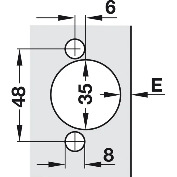 Lankstas METALLA Combi clip pusinis 110°