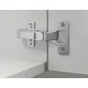 Concealed hinge, Häfele Metalla SM Combi 110°, inset mounting