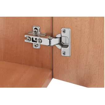 Concealed hinge, Häfele Metalla A 110°, inset mounting
