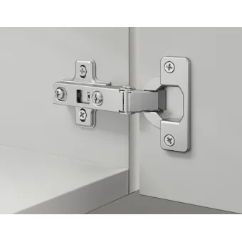 Concealed hinge, Häfele Metalla A 110°, inset mounting