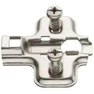 Plokštelė lankstui METALLA 100 Clip 0mm su euro.v