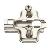Plokštelė lankstui METALLA 100 Clip 0mm su euro.v