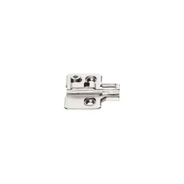 Mounting plate Metalla 310, Clip, H2mm, with eccentric, nickel