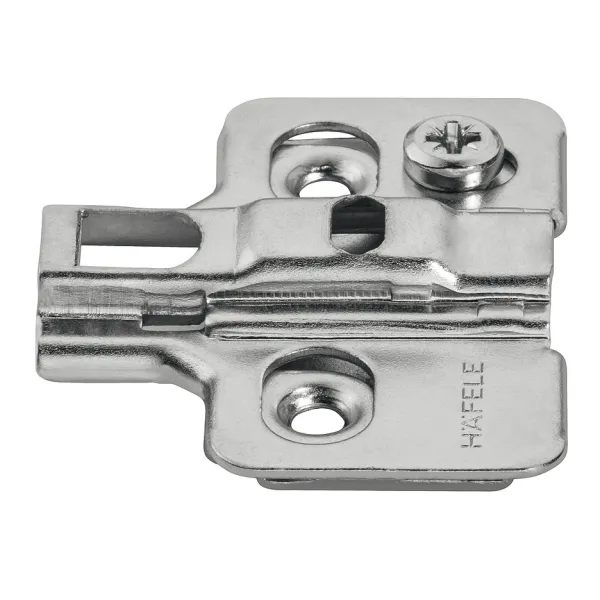 Mounting plate Metalla 310, Clip, H4mm, with eccentric, nickel