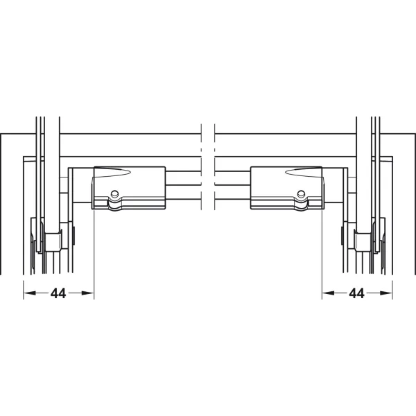 Stabilizatorius FREE SWING/UP mechanizmams L474mm,