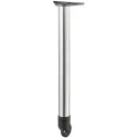 Table leg, Rondella, with castor, straight