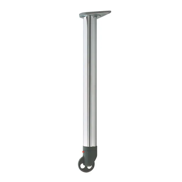 Table leg, Rondella, with castor, straight
