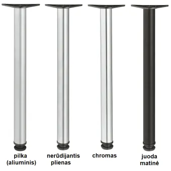 Koja stalui Ø60mm, H710mm, balta DN-250-710 P1