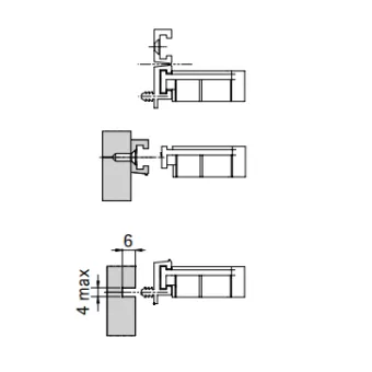 Clip for adjustable leg