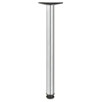 Table leg, steel, cylindrical