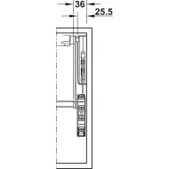 Mechanizmas FREE UP Q4 380-500 9,3-17,4kg pilkas