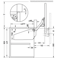 Mechanizmas FREE UP R3 430-600 5,0- 9,7kg pilkas