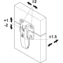 Lankstas tarpinis FOLD mechanizmui HAFELE