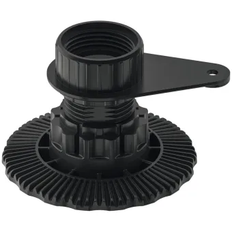 Screw-in glide, with mounting plate, for Häfele AXILO® 78 plinth system