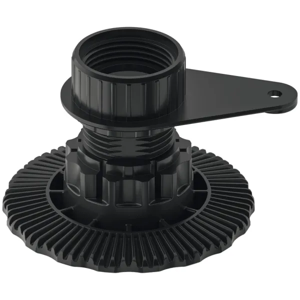 Screw-in glide, with mounting plate, for Häfele AXILO® 78 plinth system