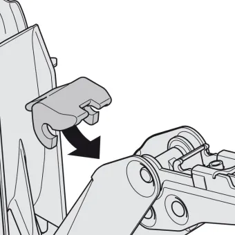Opening angle restraint, For Free flap 1.7