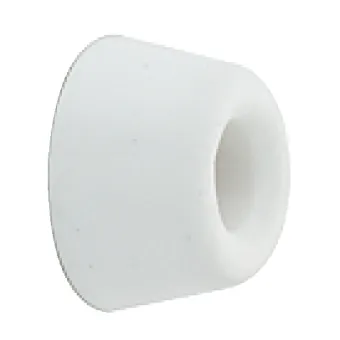 Wall mounted door stop, for screw fixing, rubber