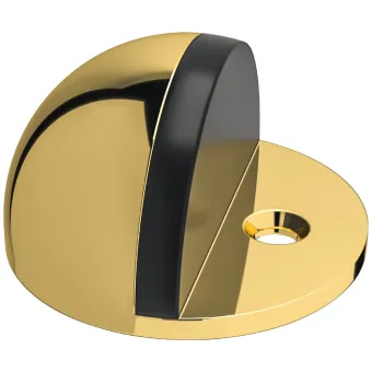 Atramėlė durims grindinė Ø45mm, H26mm, poliruotas žalvaris E