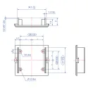 Blind cover for CM Custom Module, black