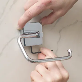 Floor mounted door stops, zinc alloy, for glue fixing