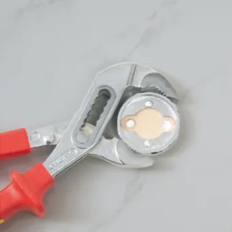 Floor mounted door stops, zinc alloy, for glue fixing